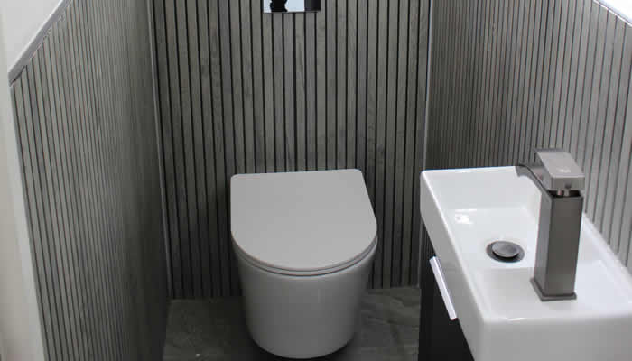 Toilett installation