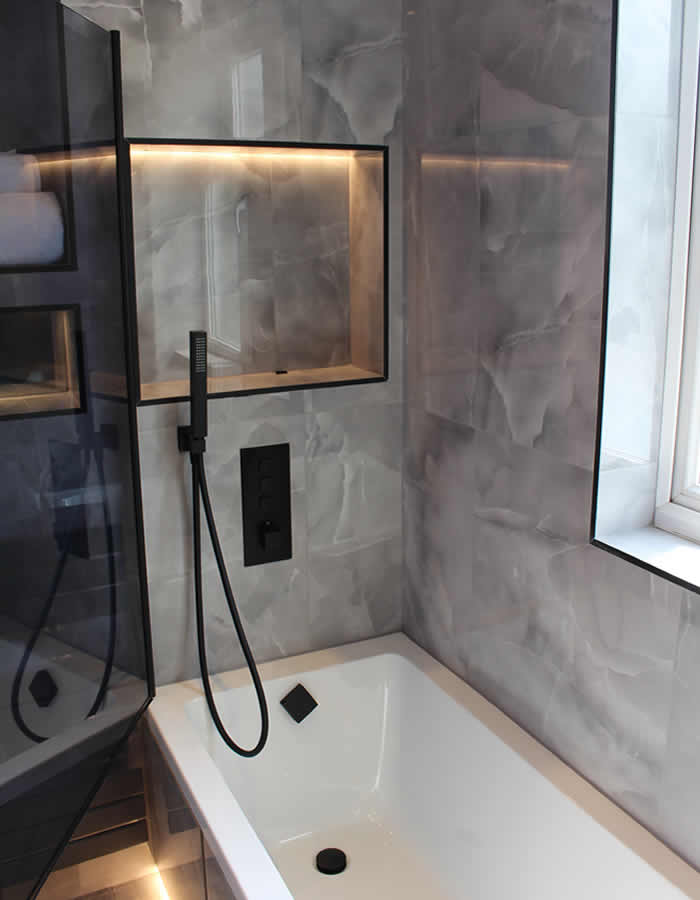 Bathroom installed by BSD Design & Build
