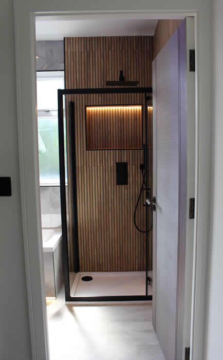 Shower completed by BSD Design & Build