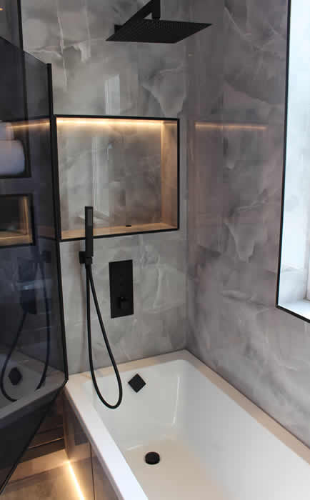 Bathroom completed by BSD Design & Build